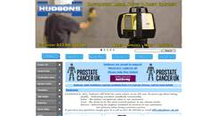 Desktop Screenshot of hudsons-uk.net